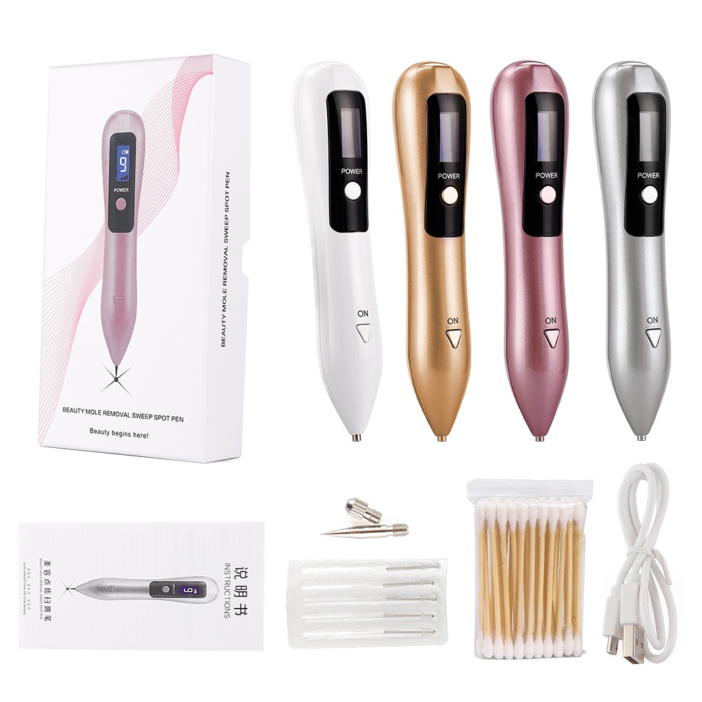Foreverlily Multi purpose laser pen for removing nevus tattoo spot and eyebrow with beauty instrument free Cotton swab
