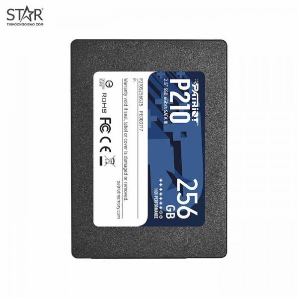 [Mã 255ELSALE giảm 7% đơn 300K] Ổ cứng SSD 256G Patriot P210GB Sata III 6Gb/s (P210S256G25) | BigBuy360 - bigbuy360.vn