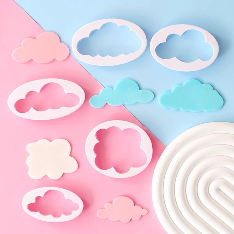 Set khuôn cắt mây fondant/đất sét
