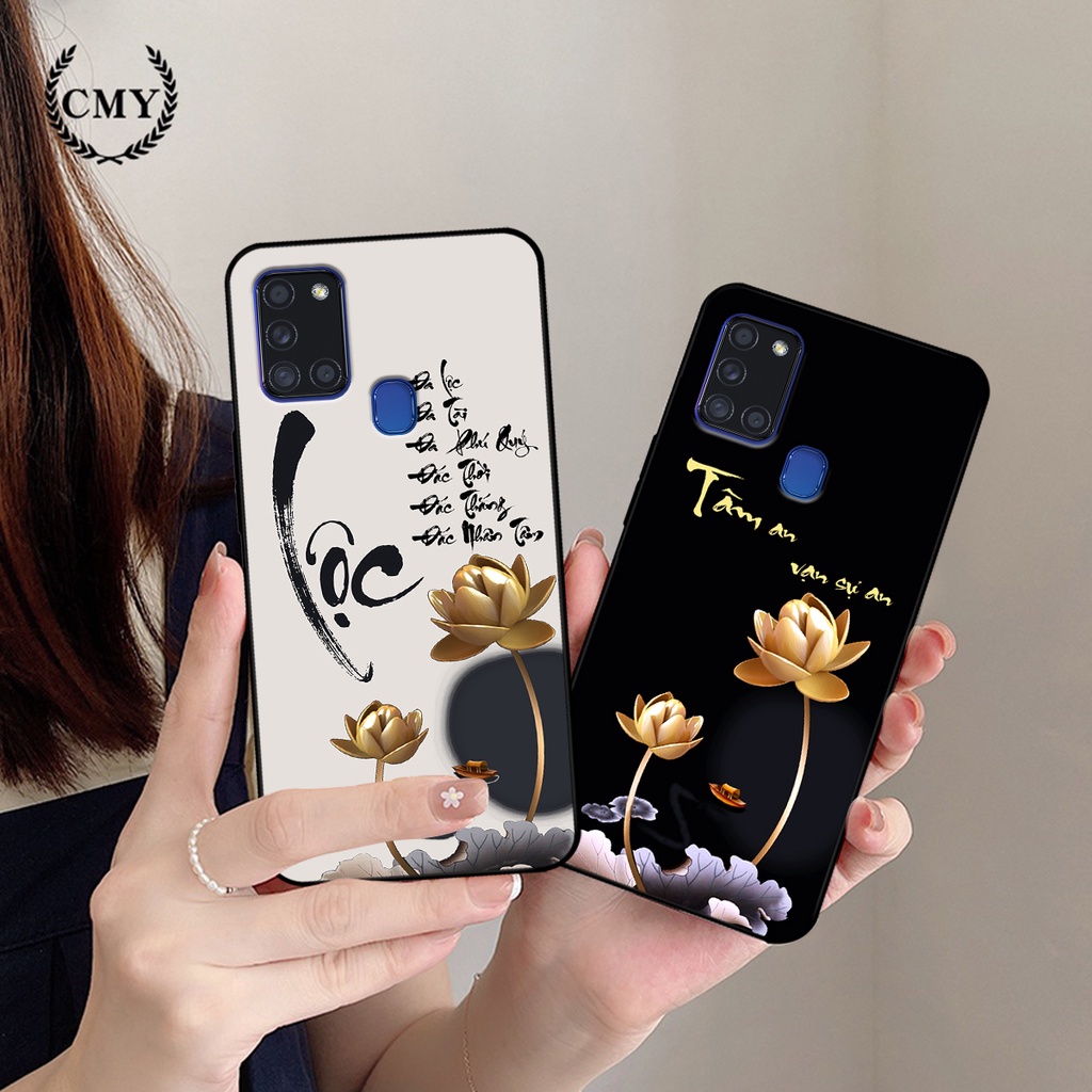 Ốp lưng Samsung A21s - M21/M30S - M31 in hình phong cách chữ thư pháp cha mẹ, tài lộc