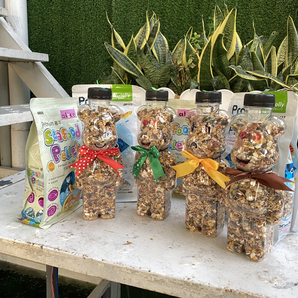 Chai chiết Bearbrick 650ml thức ăn các hãng đồ ăn cho hamster