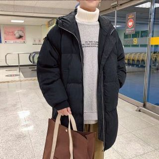 [HÀNG MỚI VỀ SẴN ]ÁO KHOÁC PHAO DÁNG DÀI NAM DÁNG SUÔNG CỰC ẤM