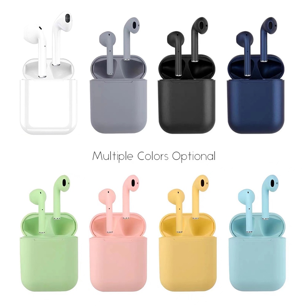 Tai nghe Không Dây bluetooth TWS i12 TWS i12 BT Kèm Hộp Sạc Chất Lượng Cao