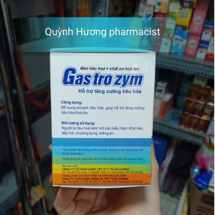 Cốm vi sinh GASTROZYM hộp 20 gói hỗ trợ tăng cường tiêu hóa ở trẻ nhỏ