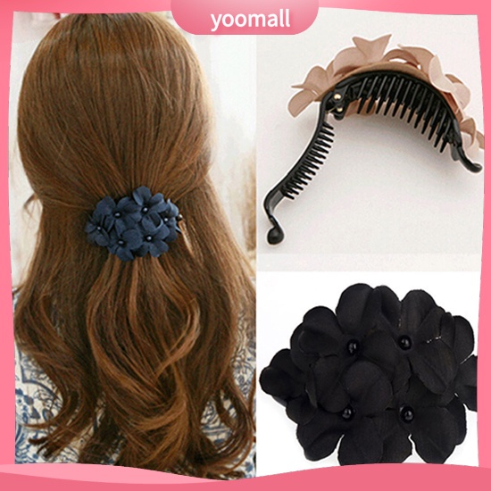 Kẹp tóc hình chụp hoa sang trọng cho nữ