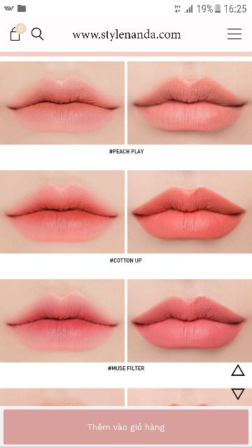 Son 3CE SLIM VELVET LIP COLOR (Mood For Blossom)