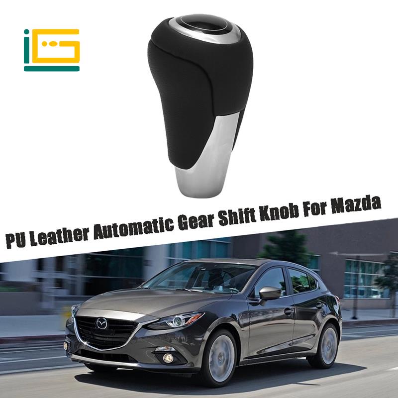 Cần Gạt Số Chất Liệu Da Cho Mazda 3 5 8 MX-5 CX-5 CX-7 CX-9