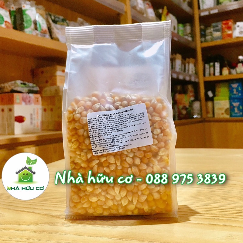 Hạt bỏng ngô vàng hữu cơ SOTTOLESTELLE 400g/200g/100g - Date:27/4/2023 - Nhà hữu cơ