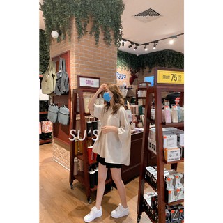 Áo sơmi kẻ xốp nhăn 1 túi trước A1845 SUSTORE