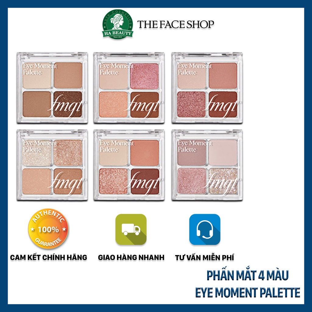 Phấn mắt 4 màu The Face Shop fmgt Eye Moment Palette