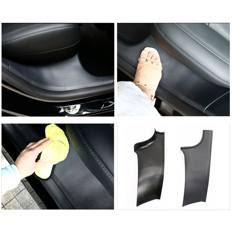 Set 2 Đệm Bảo Vệ Chống Bẩn Phía Sau Cho Model Y 2021