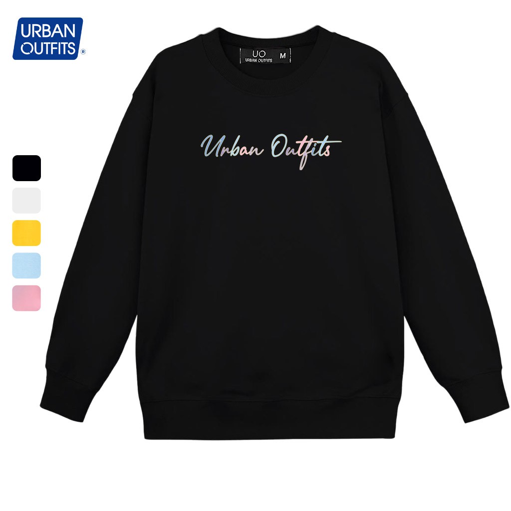 Áo Sweater Form Rộng Nữ Nam URBAN OUTFITS In UO Discover SWO34 Thun Cotton Nỉ 4 Chiều Local Brand