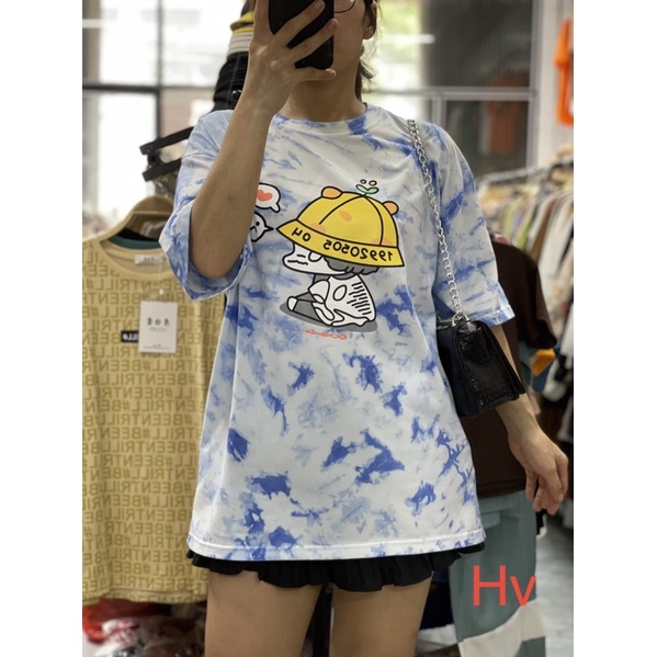 Áo phông loang hình mũ 1992