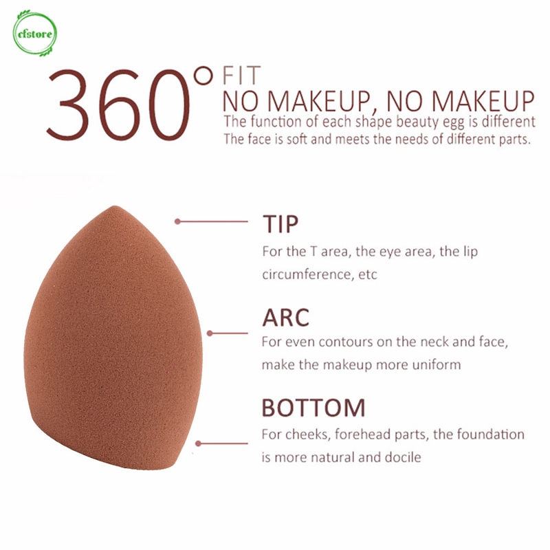 [Hàng mới về] Miếng Mút Trang Điểm Hình Giọt Nước Dành Cho Nữ