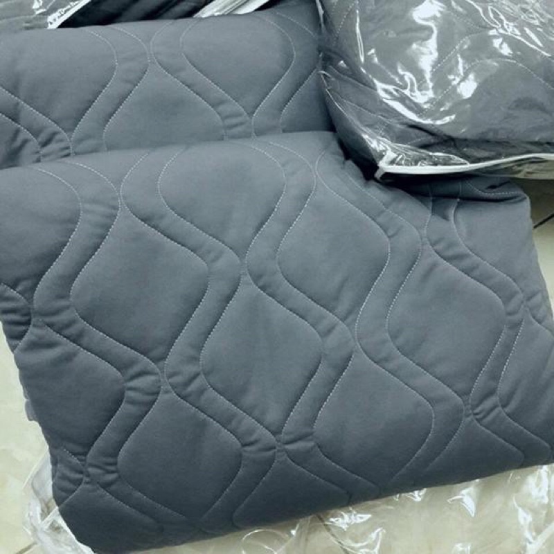 Tấm lót BẢO VỆ NỆM CAO CẤP (XÁM- LOẠI 1) chống nước, chống ẩm, chống ố vàng có thun chằn 4 góc