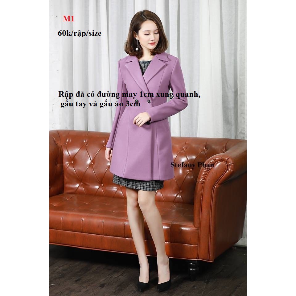RẬP GIẤY ÁO DẠ M1 ( KHÔNG PHẢI BÁN QUẦN ÁO)