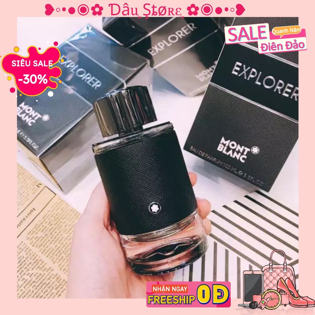 [Dâu Store] Mẫu Thử Nước Hoa Nam Mont Blanc Explorer (5ml-10ml-20ml) [NeW] Chính hãng | Thế Giới Skin Care
