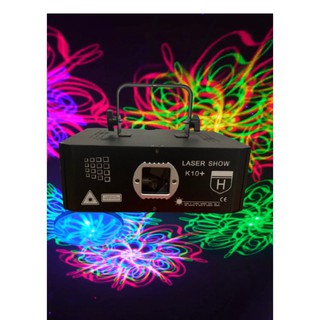 [SALE OFF] Đèn Laser K10+ Plus bản Giới Hạn 60 Dùng Cho Phòng Karaoke Sân Khấu Đèn Con Vịt