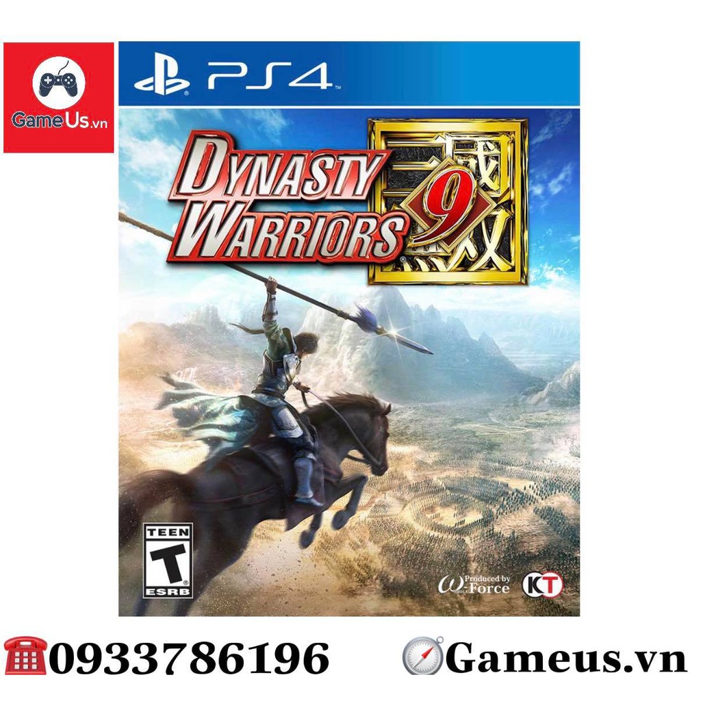 Đĩa Game PS4 : Dynasty Warriors 9 Hệ Us