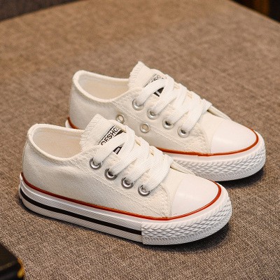 Giày thể thao trẻ em dáng Converse cá tính CG24 TRẮNG