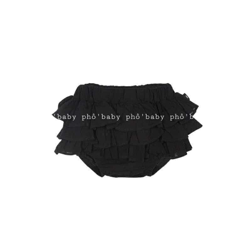 quần váy 3 tầng đen siêu xinn