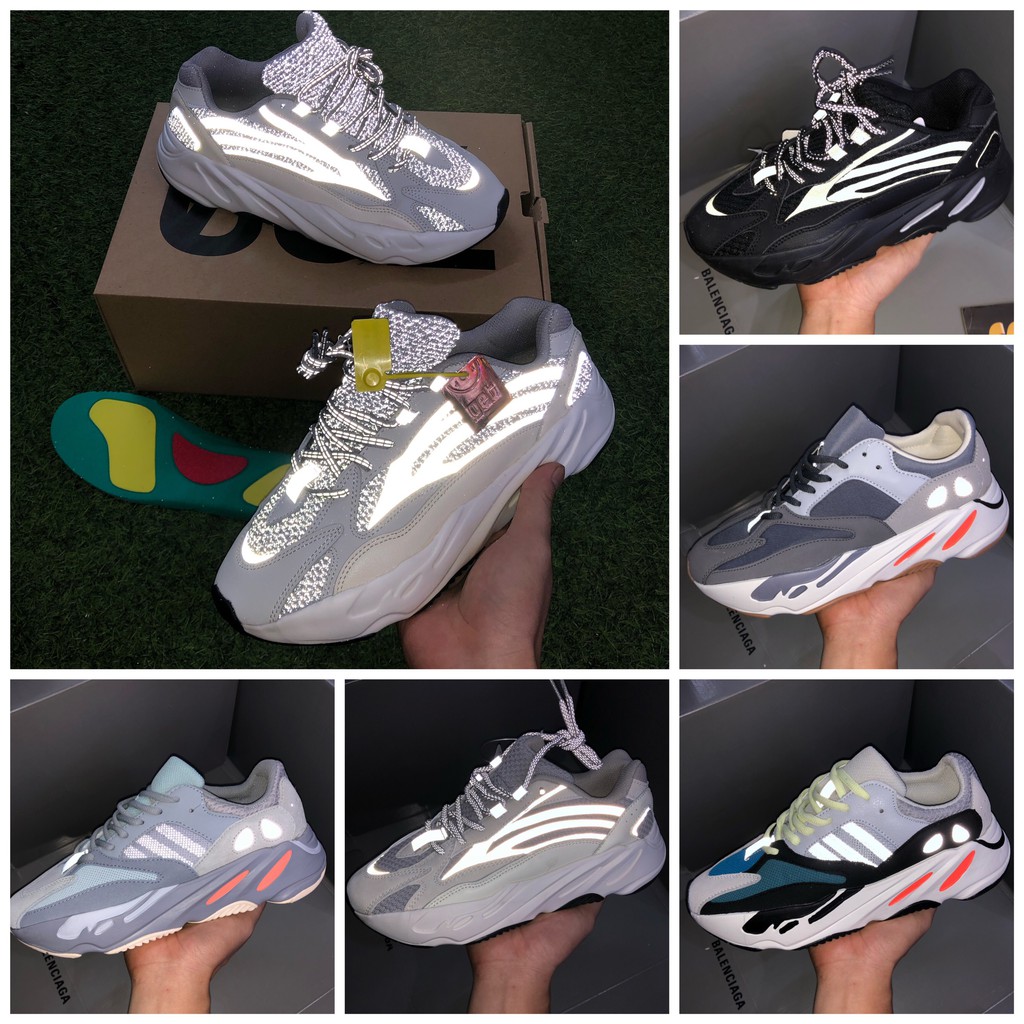 Giày Yz 700 Cao Cấp 🔥FREESHIP🔥 Giày thể thao yz700 phản quang + full box + bill + tặng tất