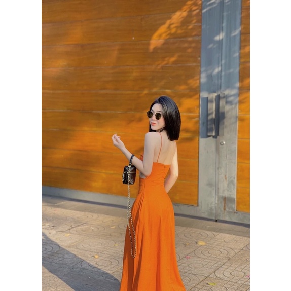 ĐẦM MAXI CUT EO VÁY CUT OUT XOÈ 2S💕GIMI (kèm ảnh thật) | BigBuy360 - bigbuy360.vn