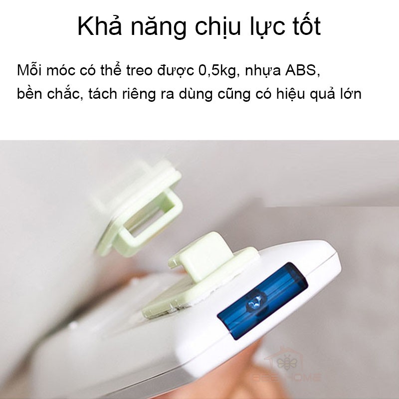 Móc Dán Treo Remote - BEEHOME - Móc dán treo Remote và các phụ kiện siêu gọn gàng tiết kiệm diện tích