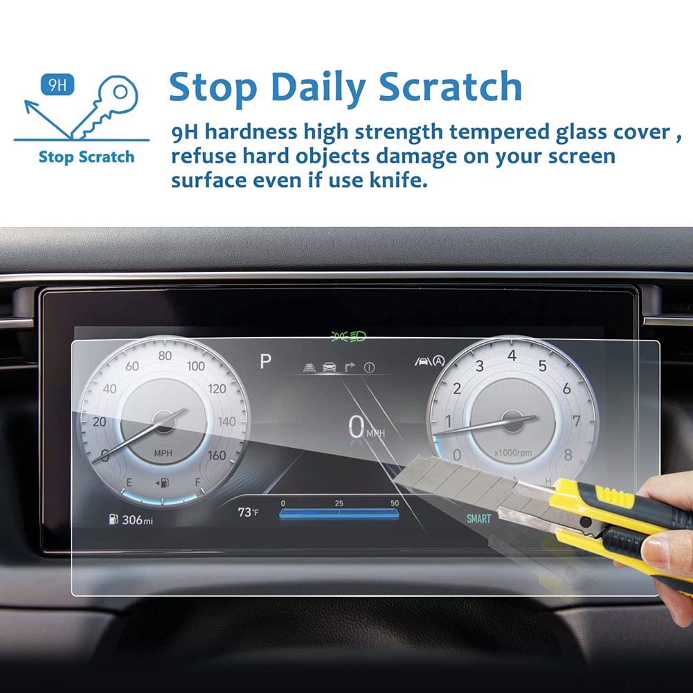 Kính Cường Lực Bảo Vệ Màn Hình Hiển Thị Cho hyundai tucson 2021 + 10.25-inch