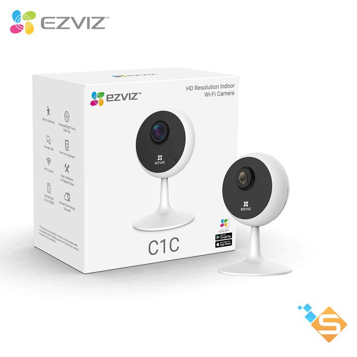 Camera Wifi Đa năng 2MP EZVIZ C1C CiC-B 2MP Full-HD (Bản Mới 2021) - Sản phẩm cao cấp từ HIKVISION - Bảo Hành 2 Năm