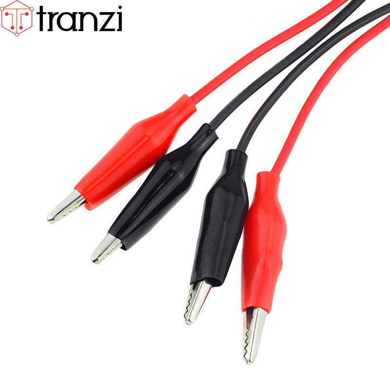 Dây 4 đầu kẹp cá sấu 3.5cm dài 1 mét