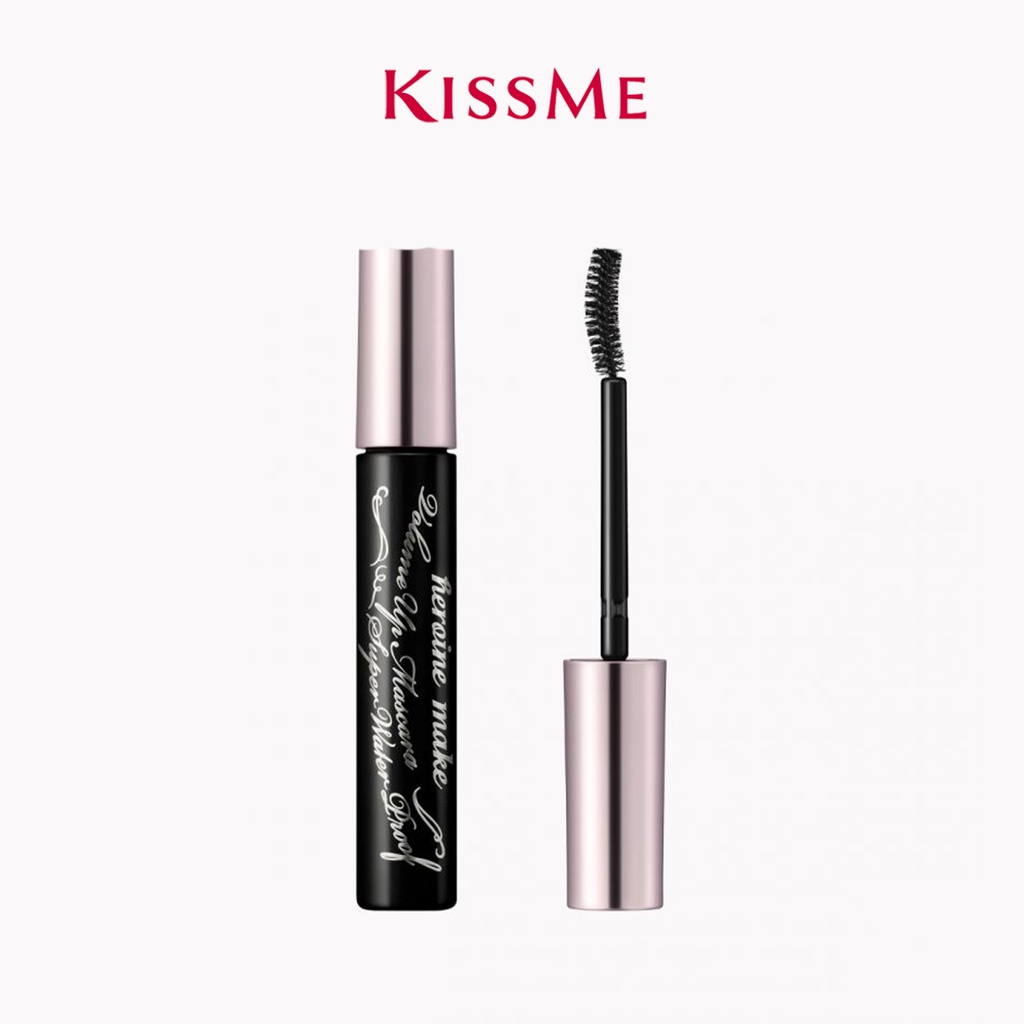 Chuốt mascara siêu dày mi KISSME Heroine Make Volume UP Mascara Super Waterproof 6g