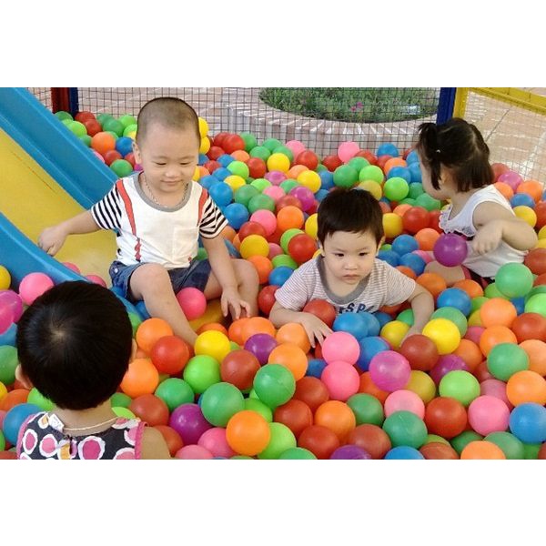 Combo 100 quả bóng nhựa mềm cho bé