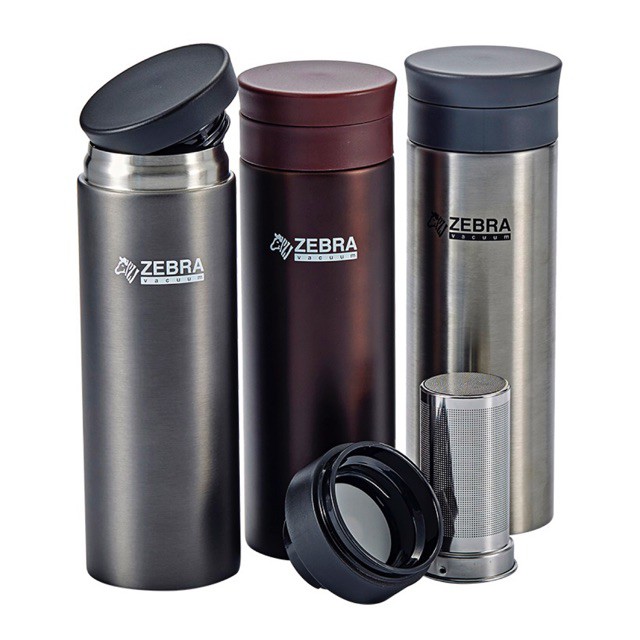 Bình giữ nhiệt Zebra Thái Lan có túi lọc trà 0.5L