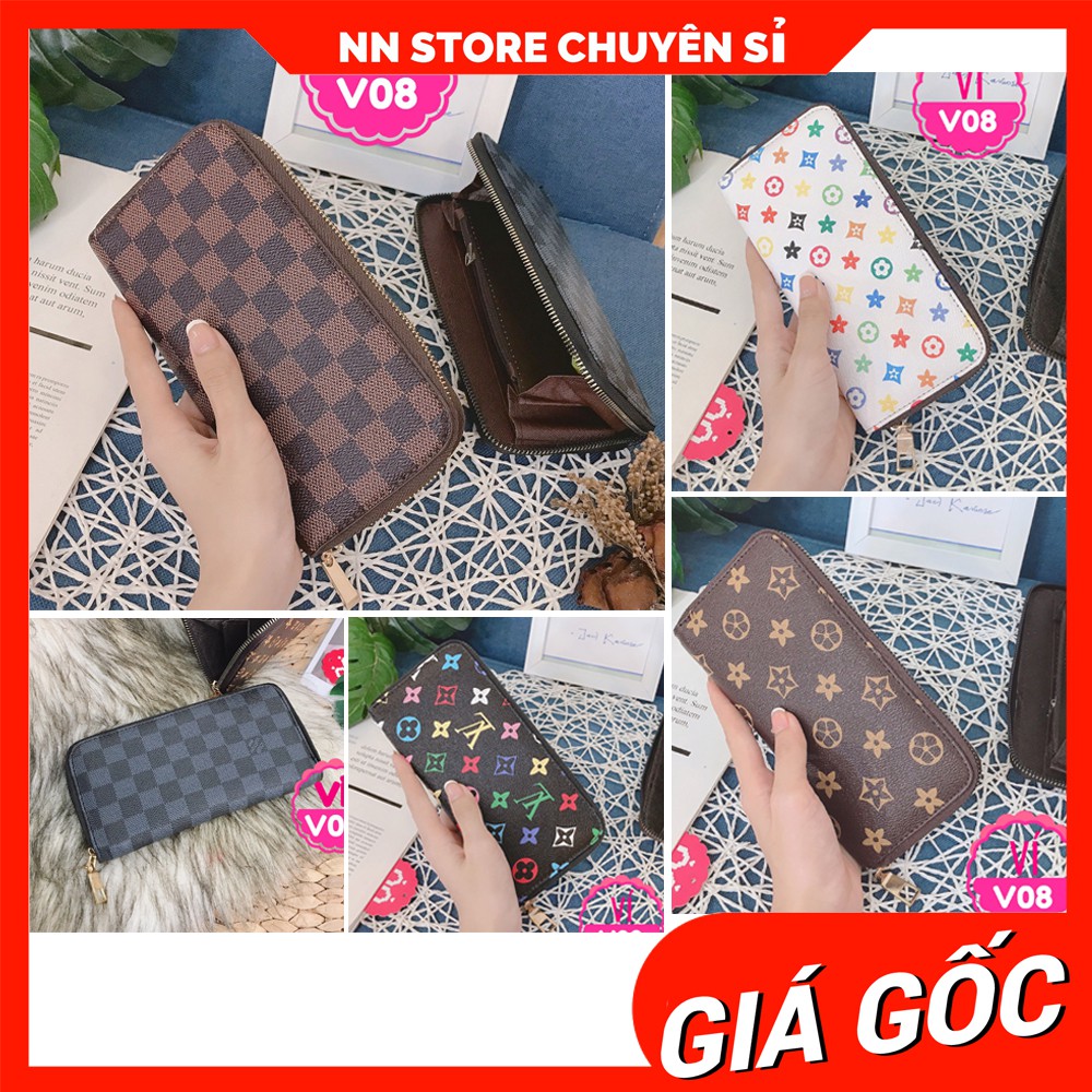 VÍ DA IN LOGO CHUẨN QC SIÊU ĐẸP ❤ ẢNH THẬT❤ VÍ NỮ