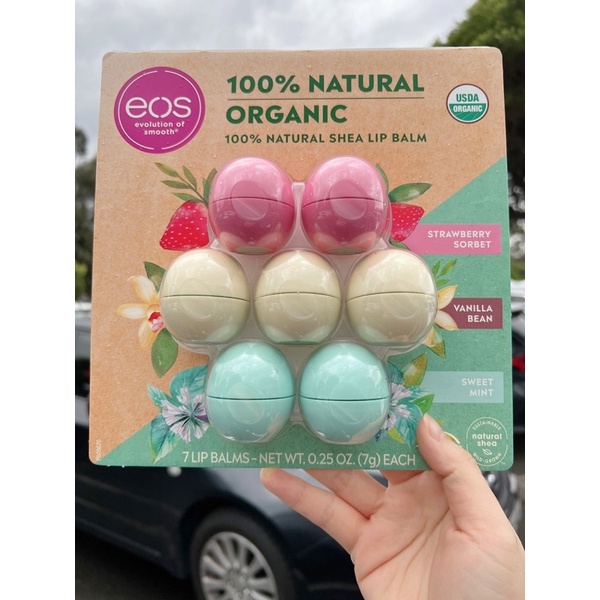 SON DƯỠNG MÔI QUẢ TRỨNG EOS ORGANIC LIP BALM STICK