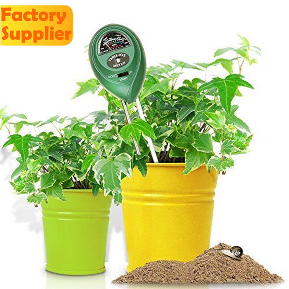 Máy đo độ ph đất độ ẩm PCBFUN ánh sáng mặt trời 3 trong 1