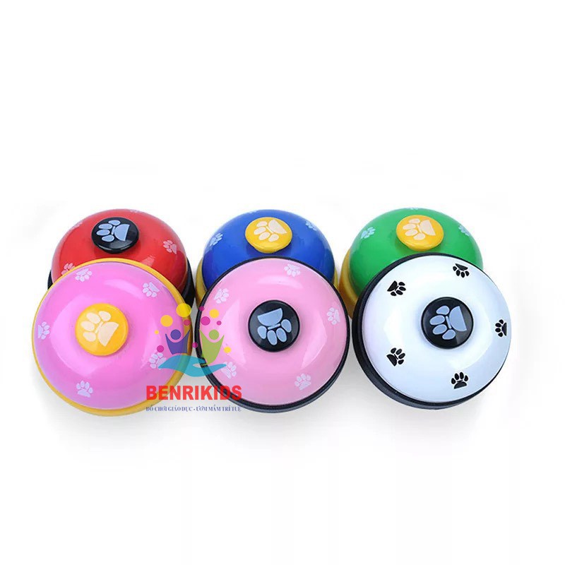 Đồ Chơi Cho Thú Cưng- Chuông Bấm Huấn Luyện Chó Mèo Đi Vệ Sinh, Xin Ăn