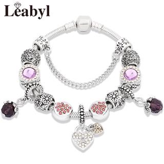 Vòng Tay Chuỗi Hạt Pha Lê Tím P10957