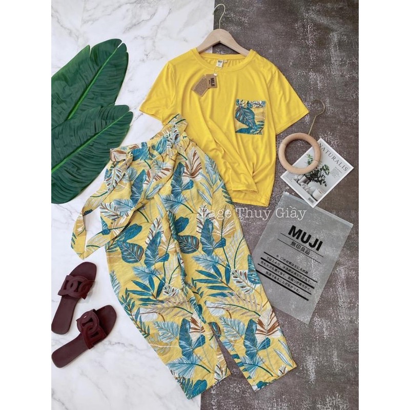 [Mã WASTCOOL giảm 15% tối đa 50K đơn 99K] BÁN SỈ SÉT BỘ ĐÁP TÚI QUẦN HOA CHO NỮ | BigBuy360 - bigbuy360.vn