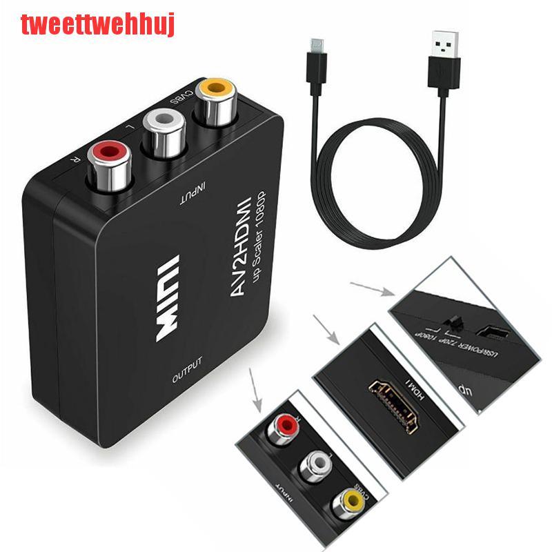 Bộ Chuyển Đổi Mini Rca Av Sang Hdmi Av 2 Hdmi 1080p