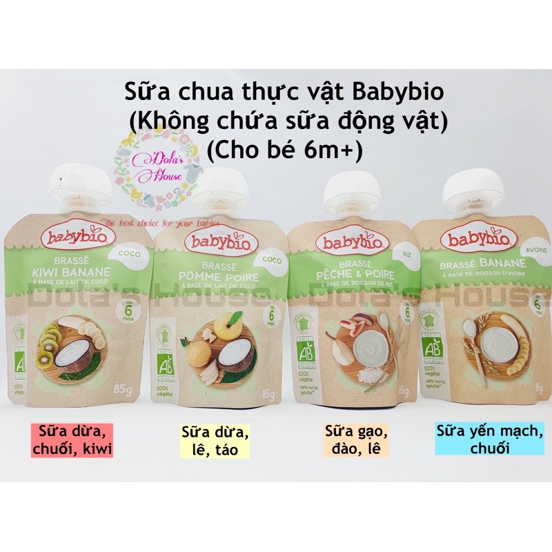 SỮA CHUA SỮA DỪA BABYBIO