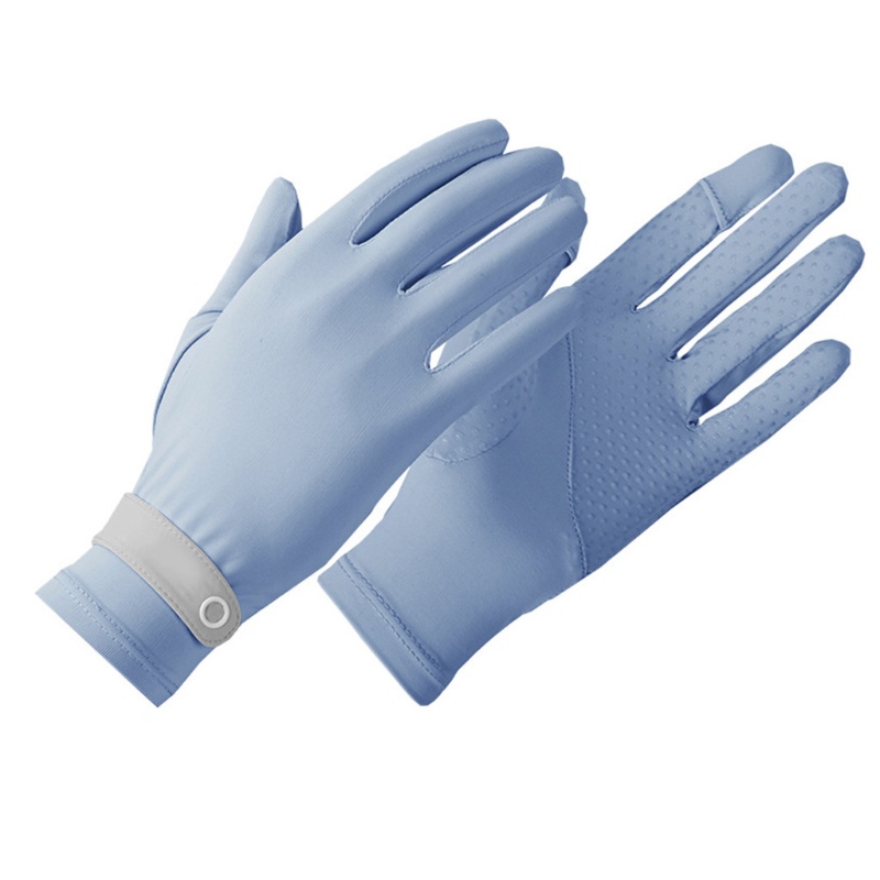 Găng Tay Chống Nắng / Tia UV Vải Lụa Lạnh Mỏng Thoáng Khí