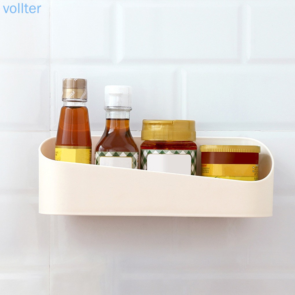 Kệ Nhựa Gắn Tường Đựng Mỹ Phẩm Tiện Lợi Cho Phòng Tắm
