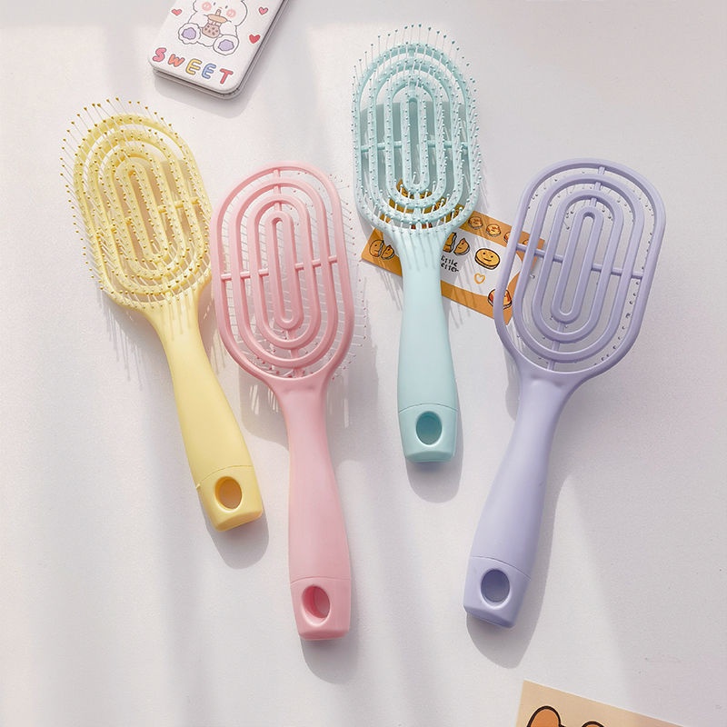 Lược Chải Tóc Bằng Nhựa Tạo Kiểu Tóc Thẳng Cho Bé