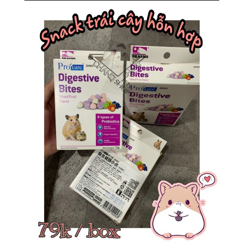 SNACK TRÁI CÂY HỖN HỢP DIGESTIVE BITES