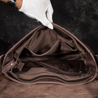 [TÚI DA BÒ THẬT 100%] Cặp Da Công Sở Để Lap 13Inch HCSD39