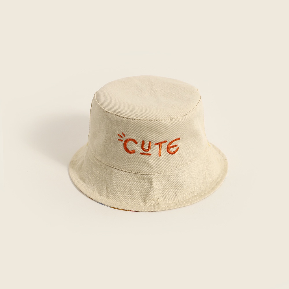 Nón Tai Bèo Hai Mặt Thêu Họa Tiết Graffiti Dễ Thương Phong Cách Nhật Bản 2022