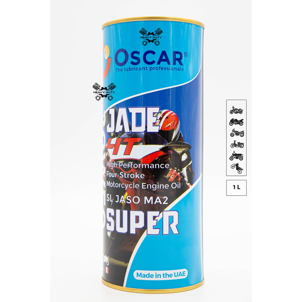 Nhớt Xe Số Cao Cấp 20W50 - Oscar Jade 4T Super