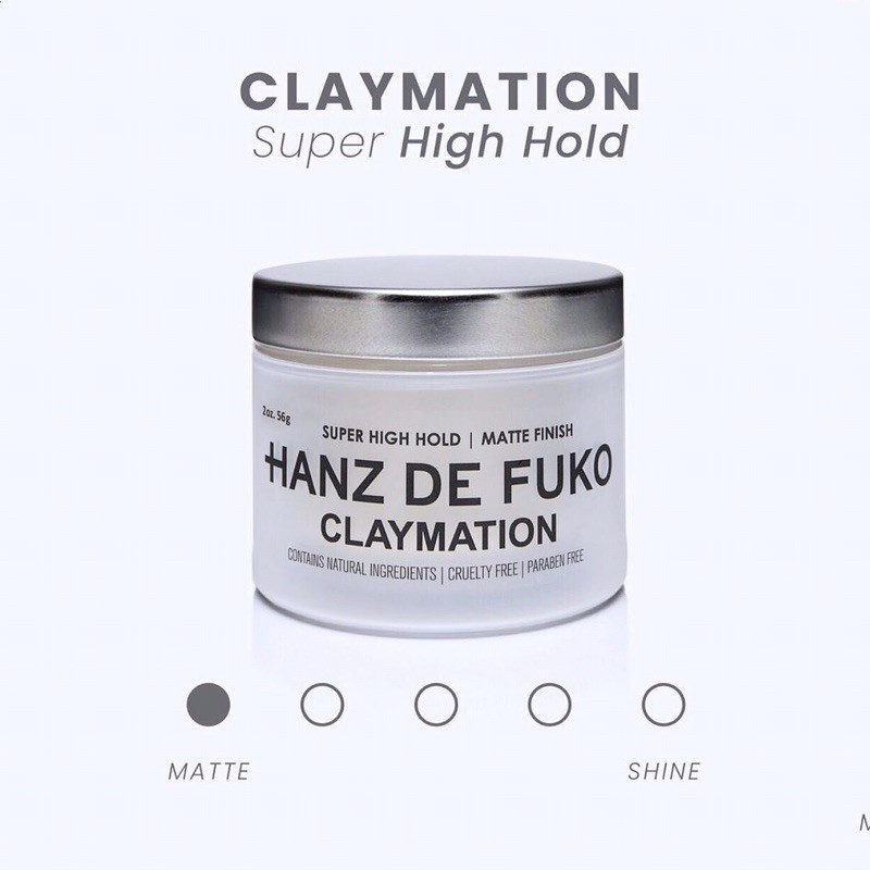 Sáp vuốt tóc Hanz De Fuko Claymation 56g